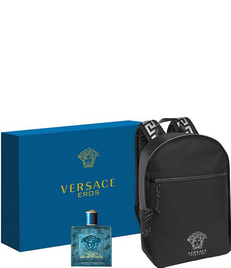 versace cologne backpack combo|Versace backpack gift with purchase.